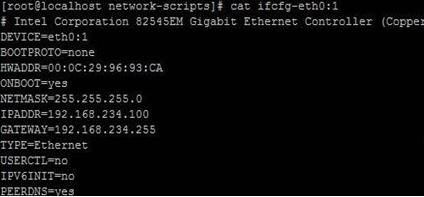 Linux/centos单网卡绑定多个IP