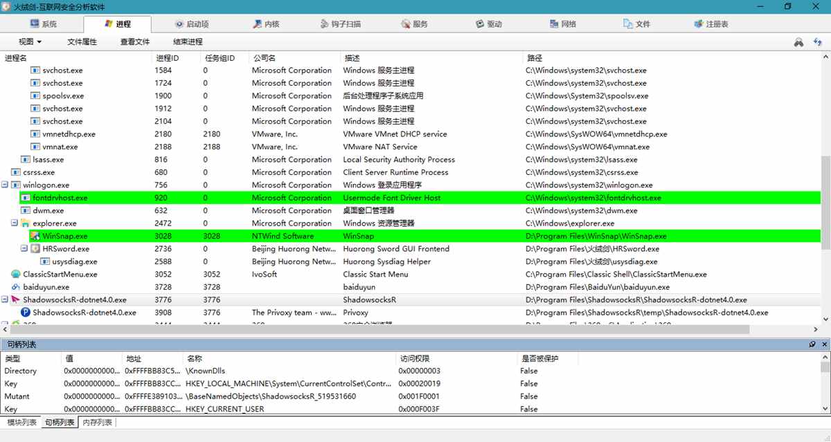 HRSword火绒剑v5.0.68.0绿色版