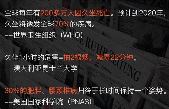 每坐1小时平均寿命缩短22分钟 半小时需要运动一下