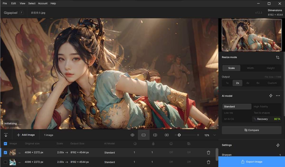 Topaz Gigapixel AI(照片无损放大工具) v1.3.1.0 绿色便携版
