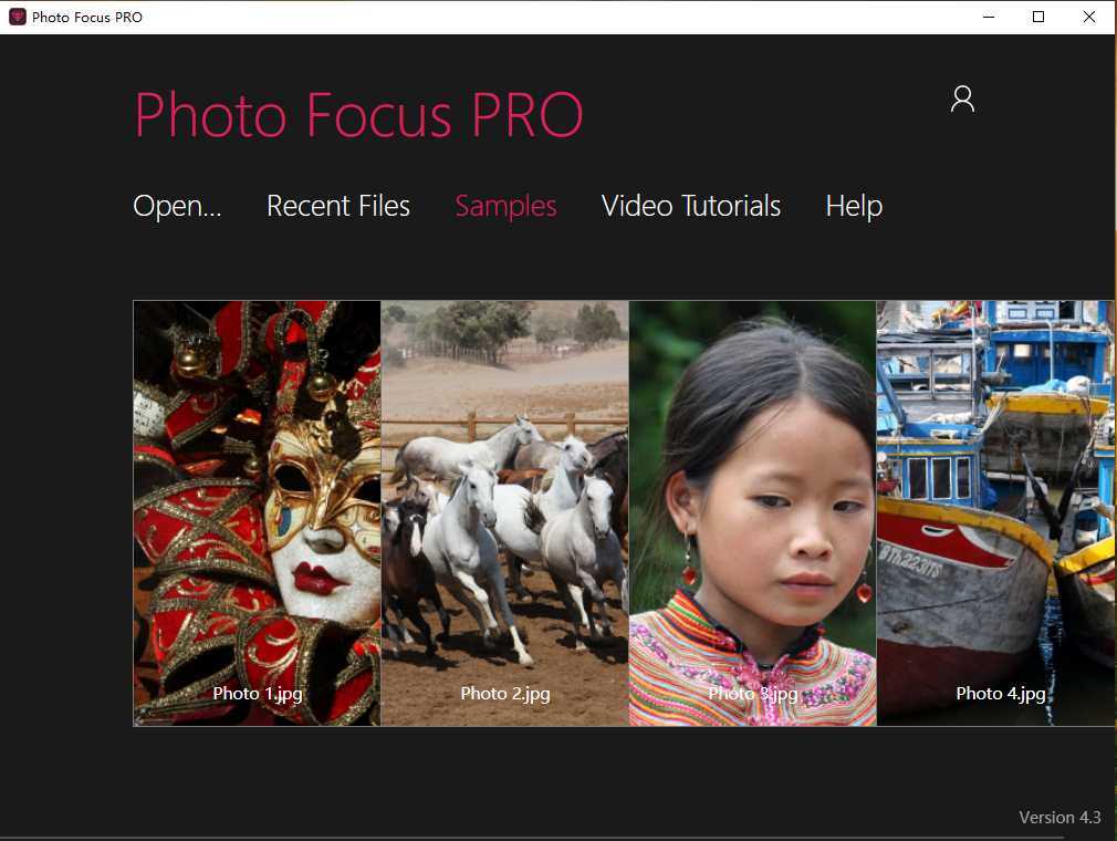 InPixio Photo Focus(模糊照片清晰处理软件) v4.3.8627 便携版