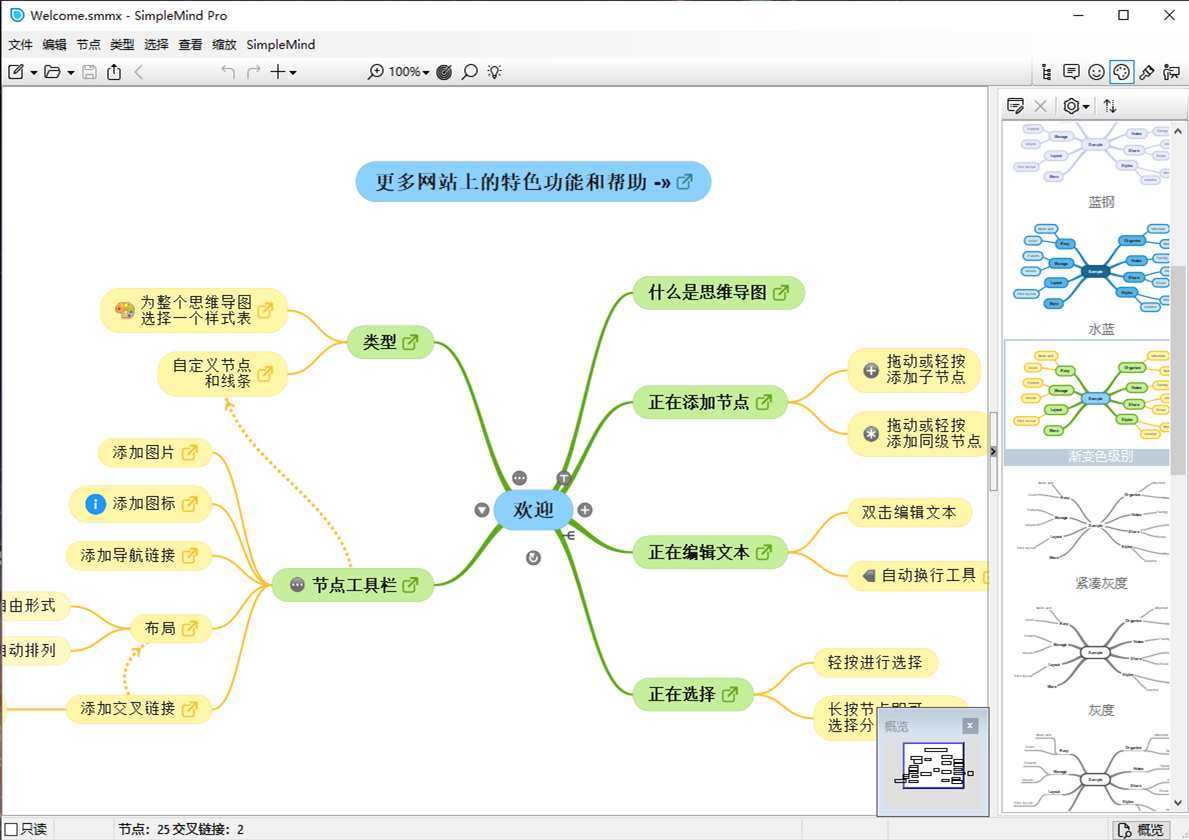 SimpleMind(思维导图软件) Pro v2.9.0.6617 多语便携版